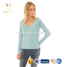 Raglan Sleeve Lady Custom Knitted Sweater